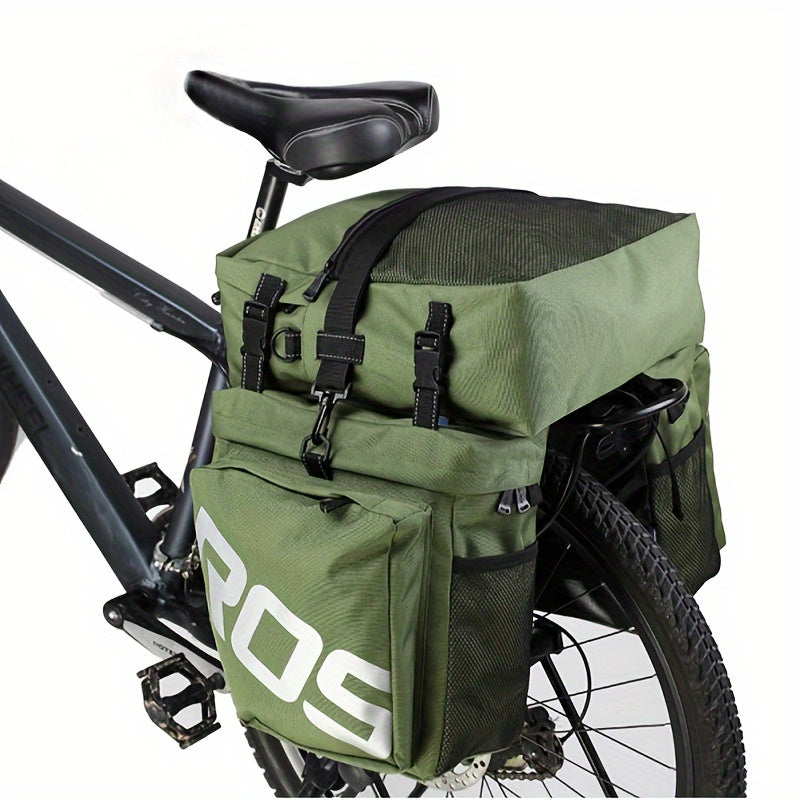 [Large Capacity Bicycle Pannier] Large Capacity Multifunctional Bicycle Rear Rack Pannier Bag | Back Seat Cargo Trunk