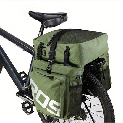 [Large Capacity Bicycle Pannier] Large Capacity Multifunctional Bicycle Rear Rack Pannier Bag | Back Seat Cargo Trunk
