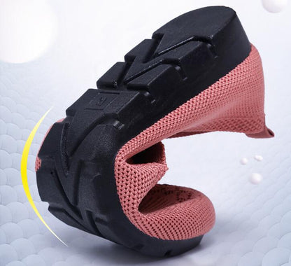 Women's Knitted Solid Color Loafers, Lightweight Non-slip Flat Slip On Shoes, Casual Walking Shoes