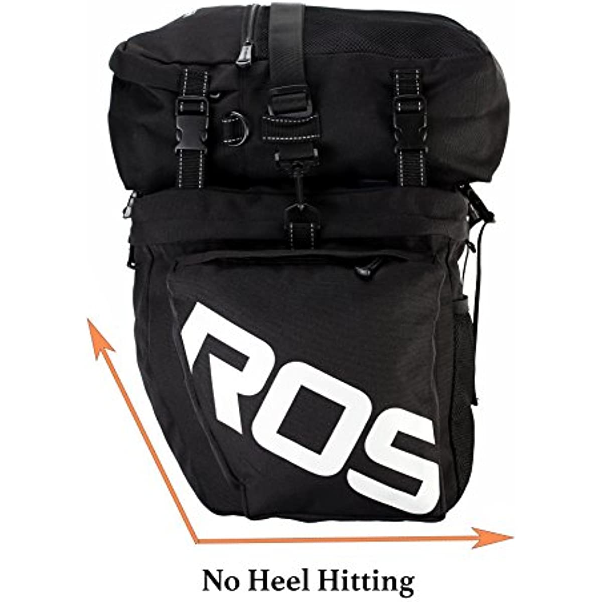 [Large Capacity Bicycle Pannier] Large Capacity Multifunctional Bicycle Rear Rack Pannier Bag | Back Seat Cargo Trunk