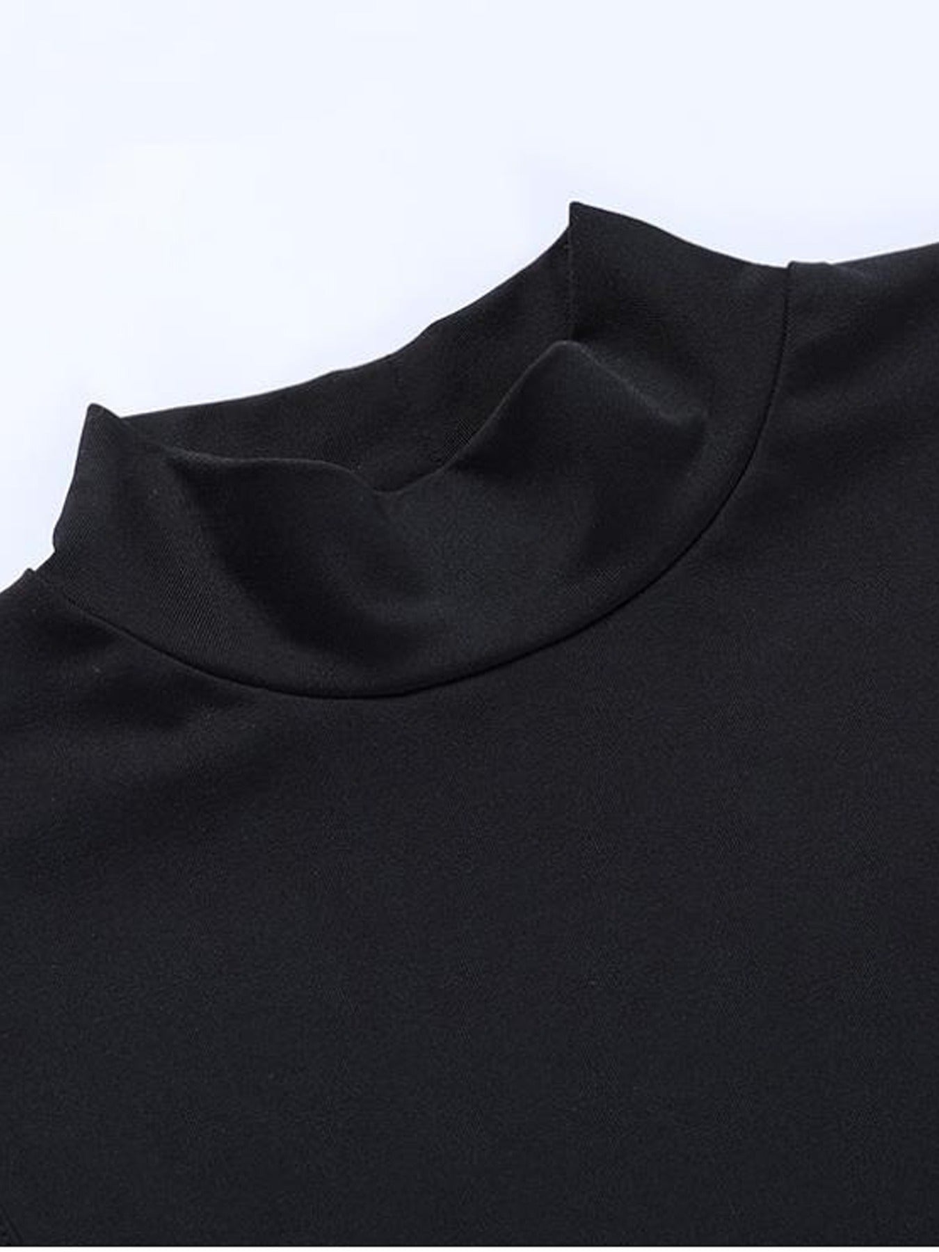 22 New Sexy Vest-Strap Long Dress with High Slit and Side Hollow | High Neck, Bodycon Fit, Solid Color for Spring/Fall