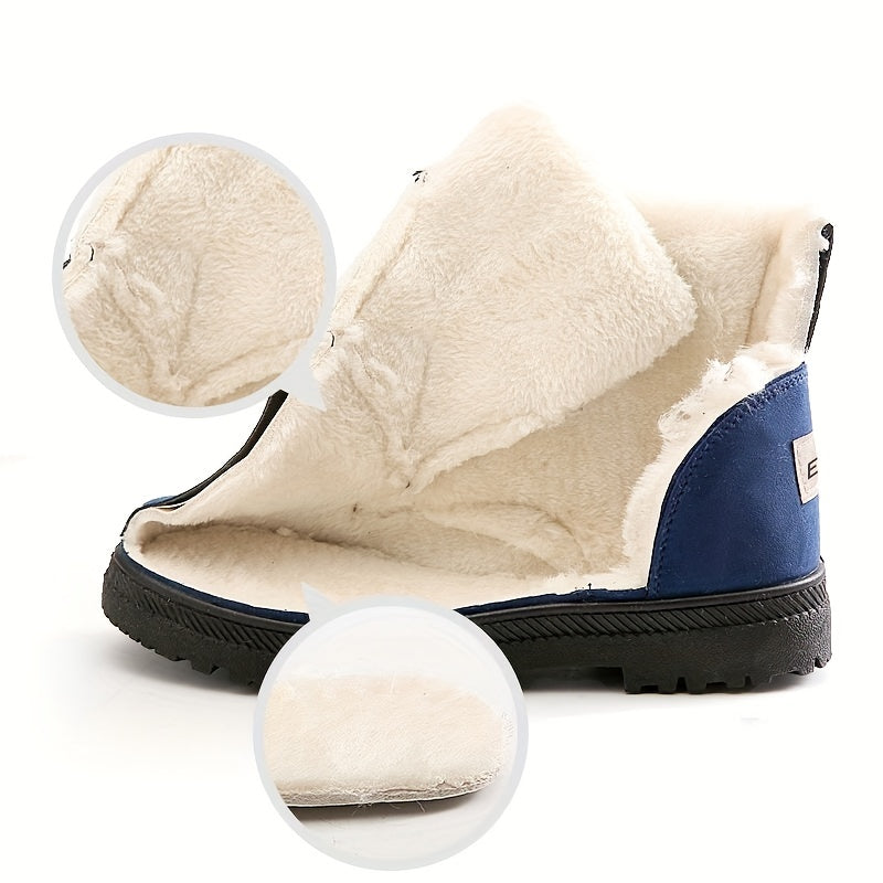 Women'S Winter Boots - Slip-Resistant PU Sole, Lace-Up Closure, Cushioned Insole - Cold Weather Boots for Everyday & Formal Outfits - Extended Sizes Up to US Women'S 44 (EU 43) - Boots for Winter Adventures, Y Terrain Footwea