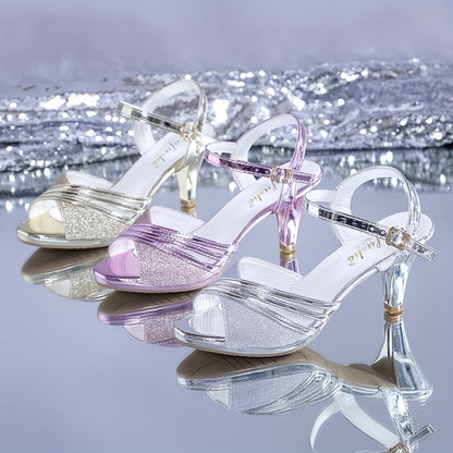 2022 Summer New Style British Peep-Toe Buckle Fashion for Women, Stylish And Comfortable High Heels