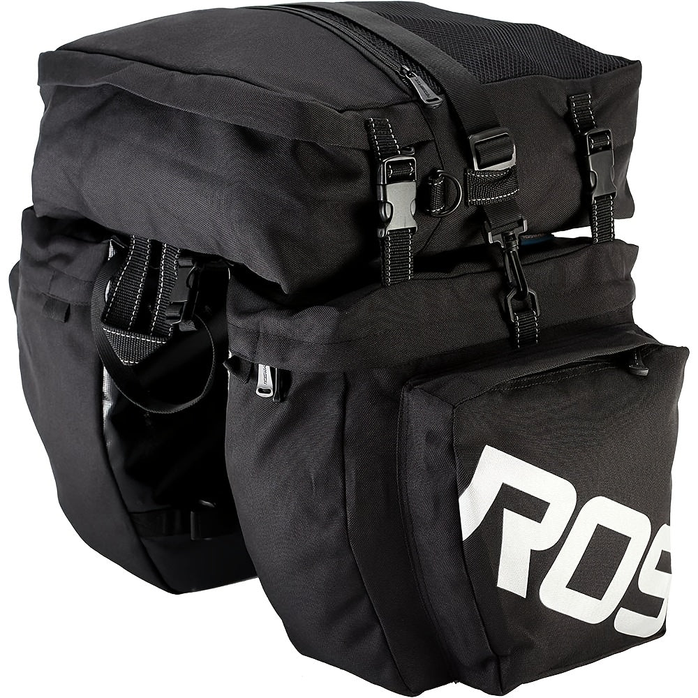 [Large Capacity Bicycle Pannier] Large Capacity Multifunctional Bicycle Rear Rack Pannier Bag | Back Seat Cargo Trunk