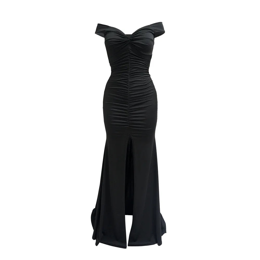 Women Long Dresses Sexy Backless Bodycon Evening Dresses Nightclub Maxi Dress Cocktail Birthday Party Welcome Prom Dress XSY039