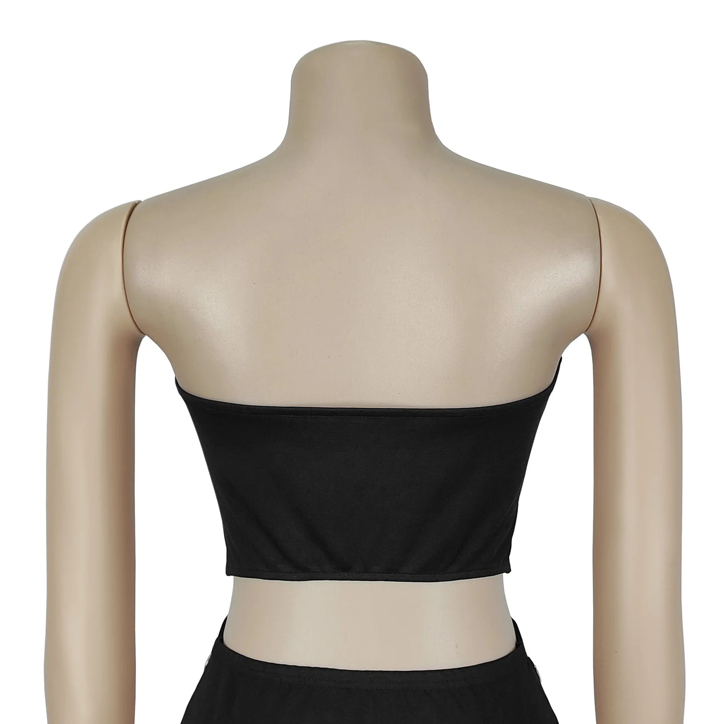 New Fashion Women's Elegant Party Dresses Casual Evening Dresses Sexy Strapless top short Dress Set Birthday Prom Dresses HWY265