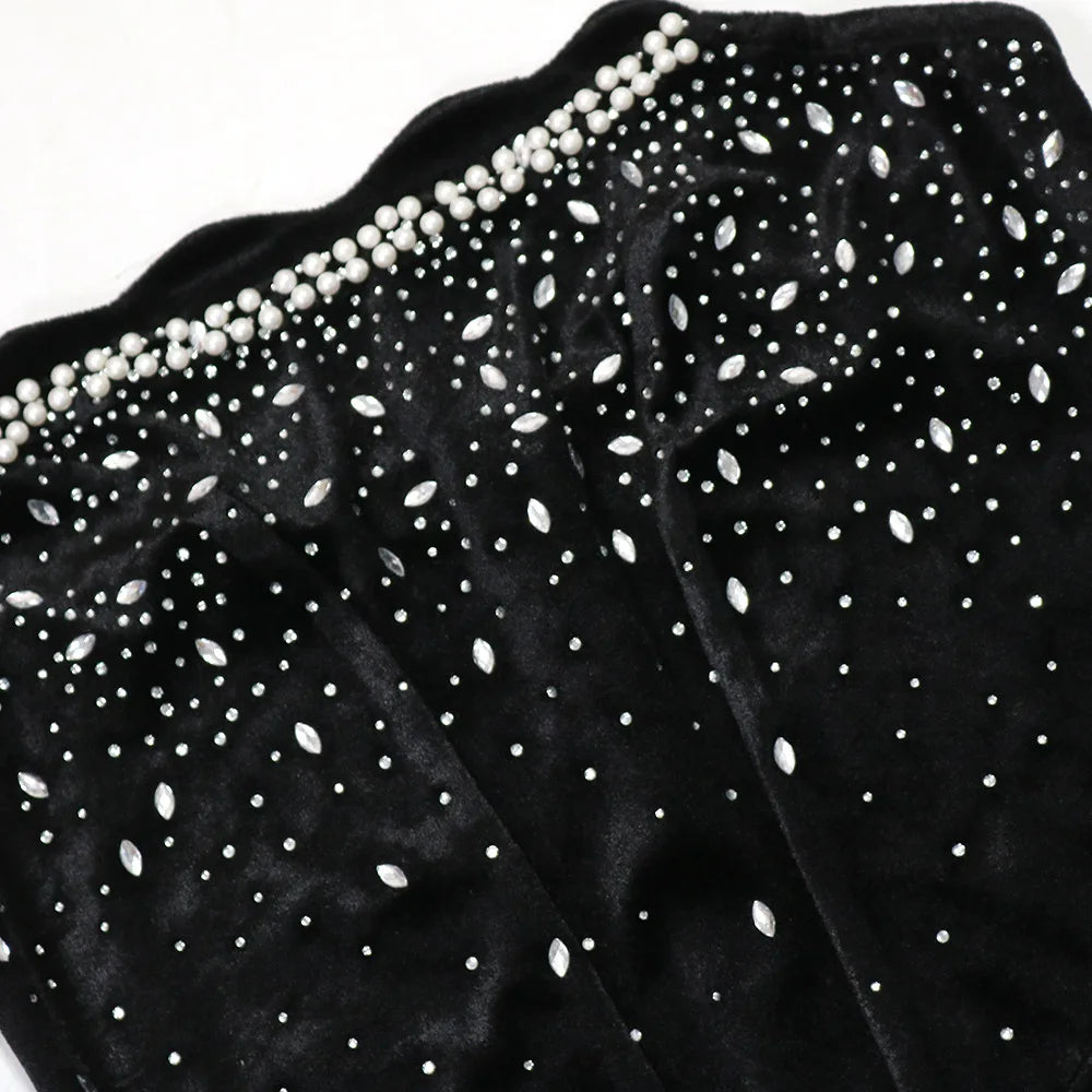 Elegant Dress Women For Wedding Party Dresses Sexy Split Evening Dress Rhinestone Cocktail Birthday Holiday Prom Dresses XSY031