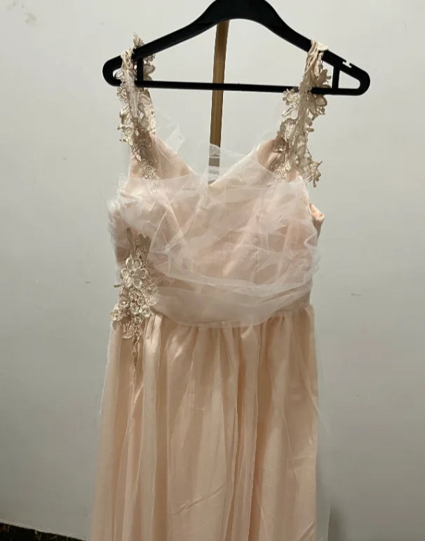 2025 Summer New Women's Temperament Sexy Fresh Sweet Evening Dress V-neck Tube Top Fashion Mesh Dress Elegant Slim Dress