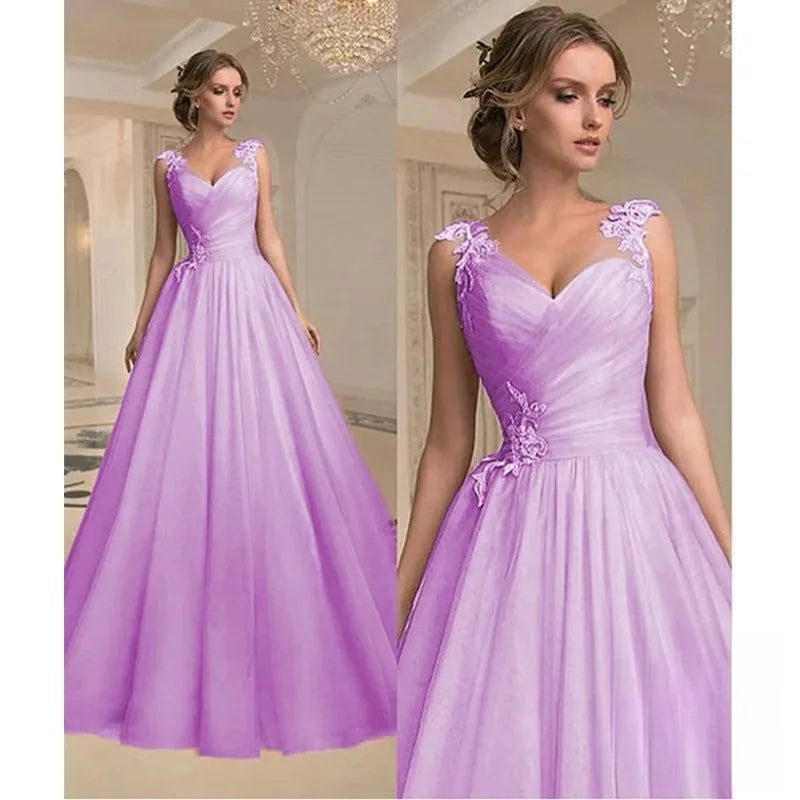 2025 Summer New Women's Temperament Sexy Fresh Sweet Evening Dress V-neck Tube Top Fashion Mesh Dress Elegant Slim Dress