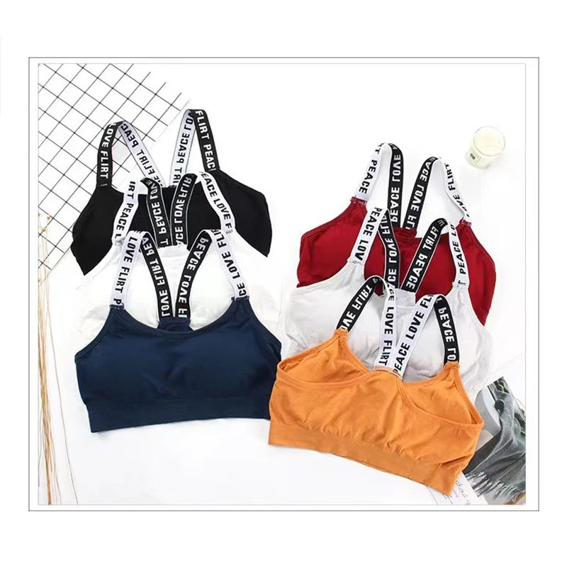 Women Sexy Sports Bra Tops For Gym Top Fitness Yoga Female Pad Sportswear Vest Tank Tops Sport Push Up Sports Bras Underwear