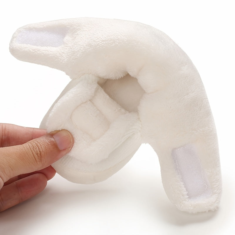 Toddler Baby Girls Booties Plus High Top Slippers Indoor Shoes Crib Shoes First Walker Shoes For Winter