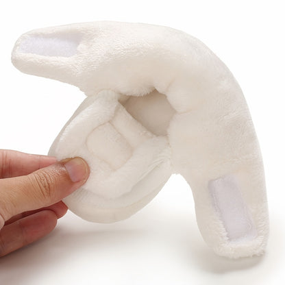 Toddler Baby Girls Booties Plus High Top Slippers Indoor Shoes Crib Shoes First Walker Shoes For Winter