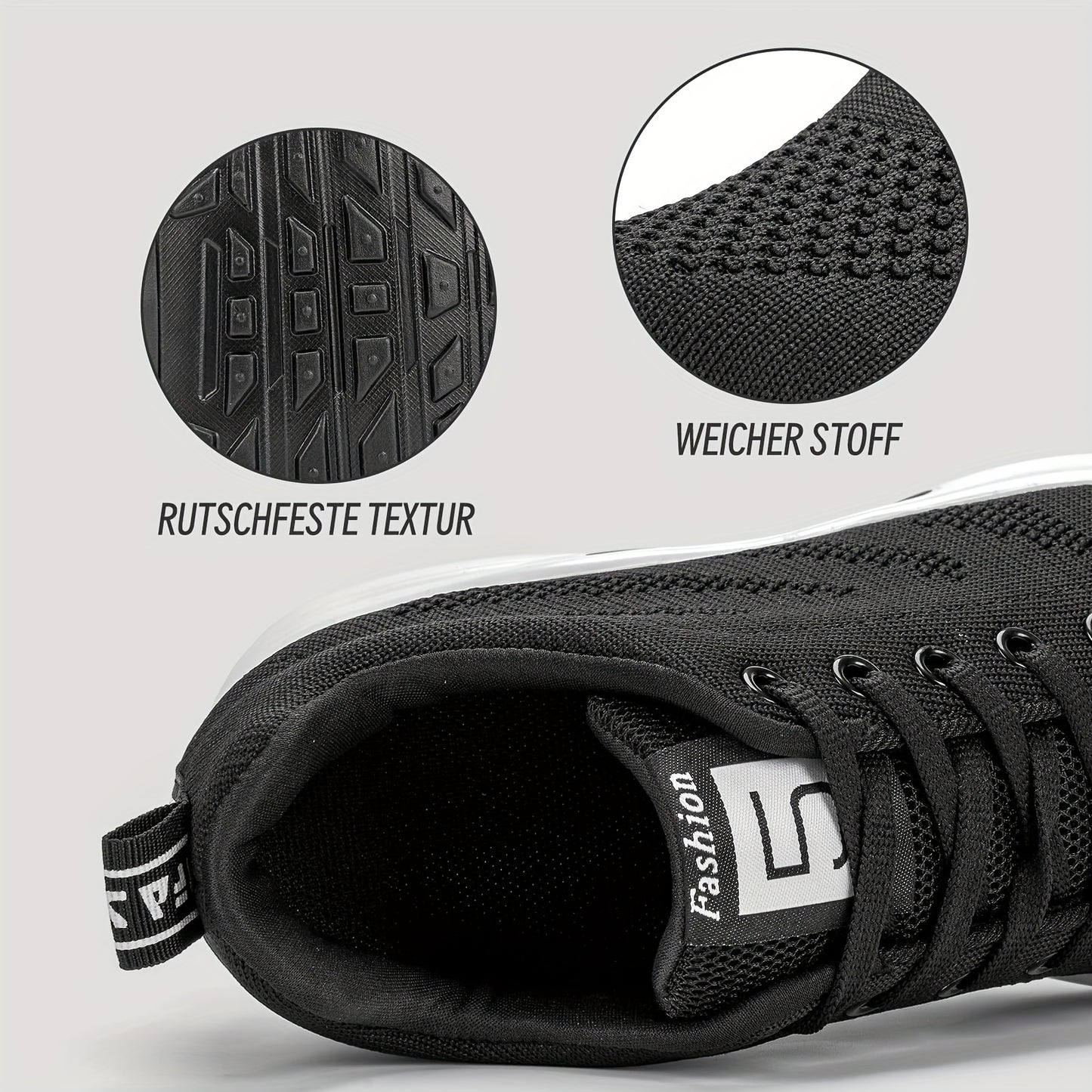 SOSENFER Women's Low-Top Sneakers Suitable for Summer - Breathable Lace-Up with Inner Height, Fabric Upper & Cushioned Sole, Casual Athletic Wear for Height & Daily Use - Spring New Release (Brand)